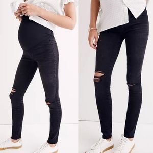 Madewell Maternity Distressed Skinny Jeans sz 27